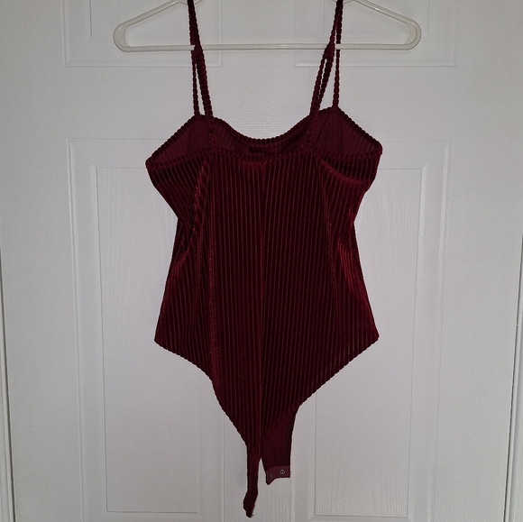 Red Velvet Bodysuit - Picture 5 of 5